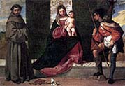 Madonna with the Child Saint Anthony of Padua and St Roch